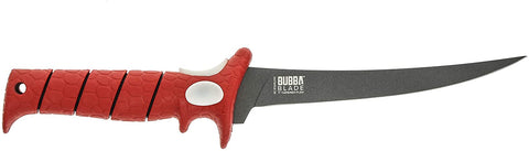 Bubba 9" Tapered Flex Fillet Knife with Non-Slip Grip Handle