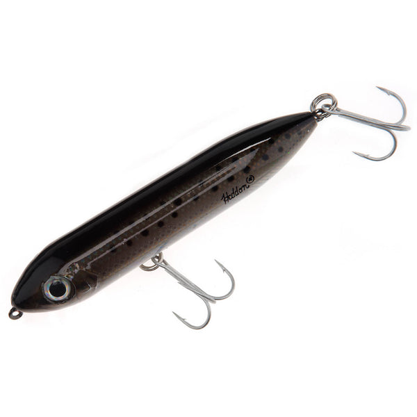 Smith LTD Hedon Super Spook Jr. Topwater Lure - 3.5", 1/2 Oz, Speckled Trout Color, Walking The Dog Action