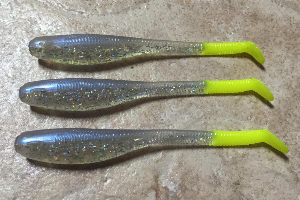 down south lures skinny water fishing Saltwater Paddletail Swimbait 7pk Southern Shad 4.5 SHOP | Down South Lures